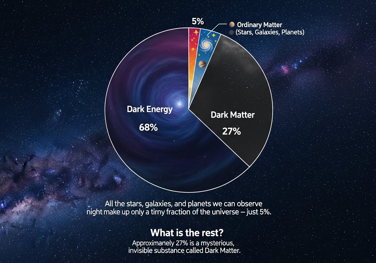 Temná hmota – Neviditelné lepidlo, které drží vesmír pohromadě