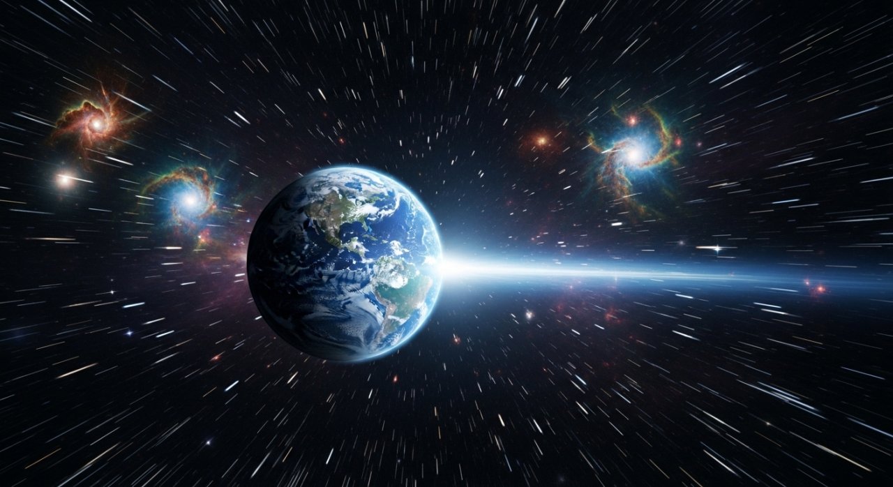 Rychlost Země vesmírem: Proč necítíme, že letíme 108 000 km/h?