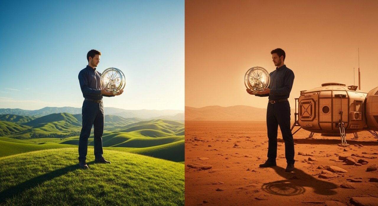 Proč čas na Marsu běží rychleji? Gravitační dilatace času vysvětlena