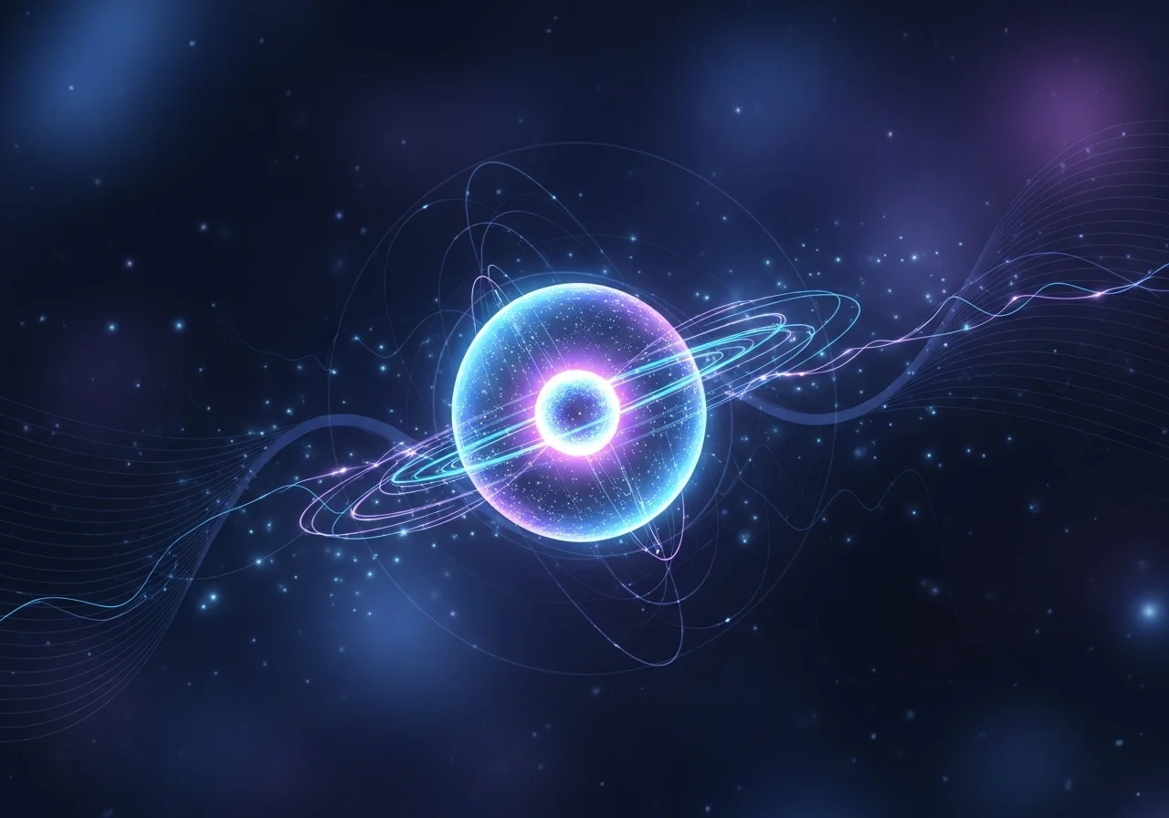 Umělecké ztvárnění Elektronu