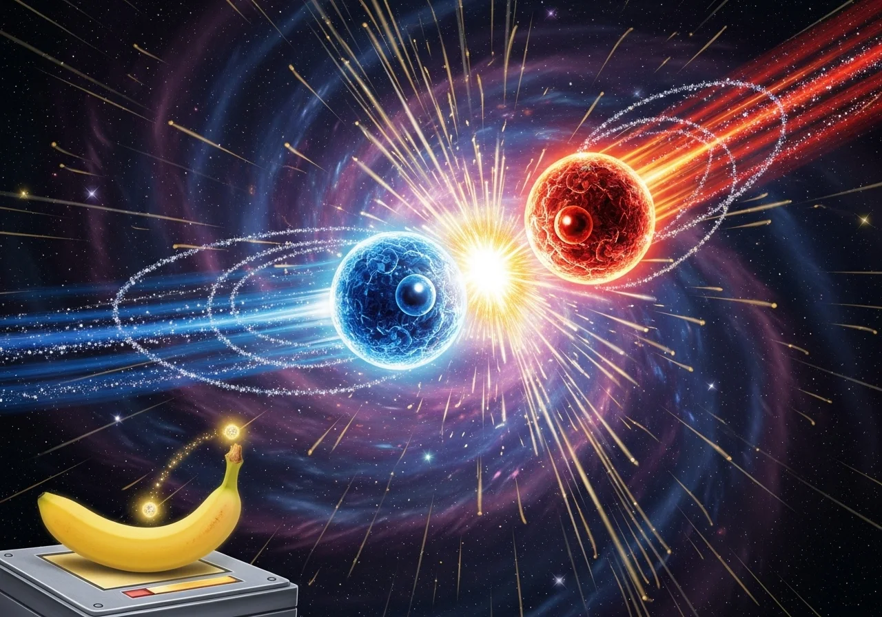 Kde se antihmota nachází? Ve vesmíru i v banánech