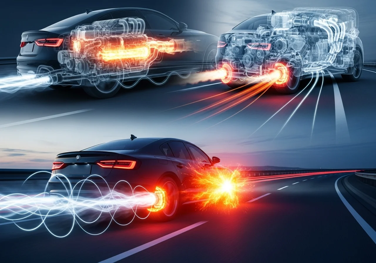 AI ilustrace: Většina energie se přemění v teplo