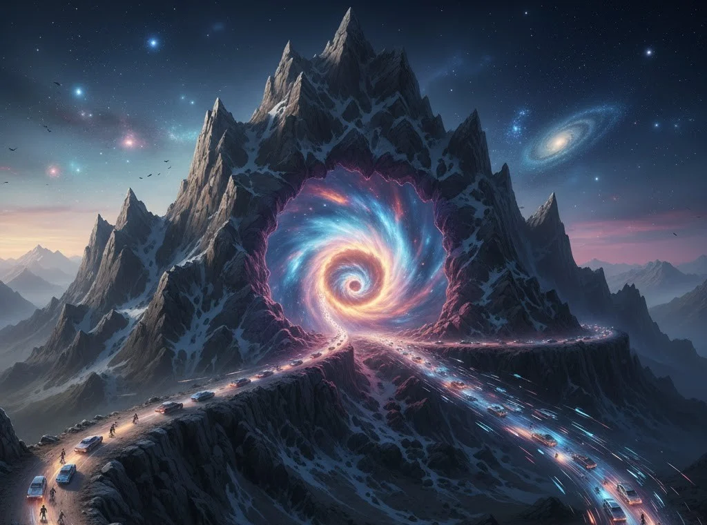 Analogie červí díry: Zkratka prostorem, ne rychlejší pohyb