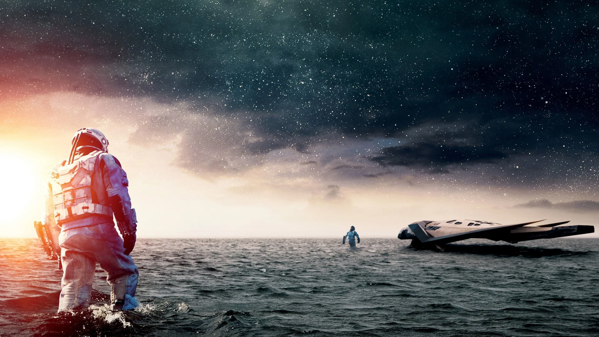 Vodní planeta z filmu Interstellar