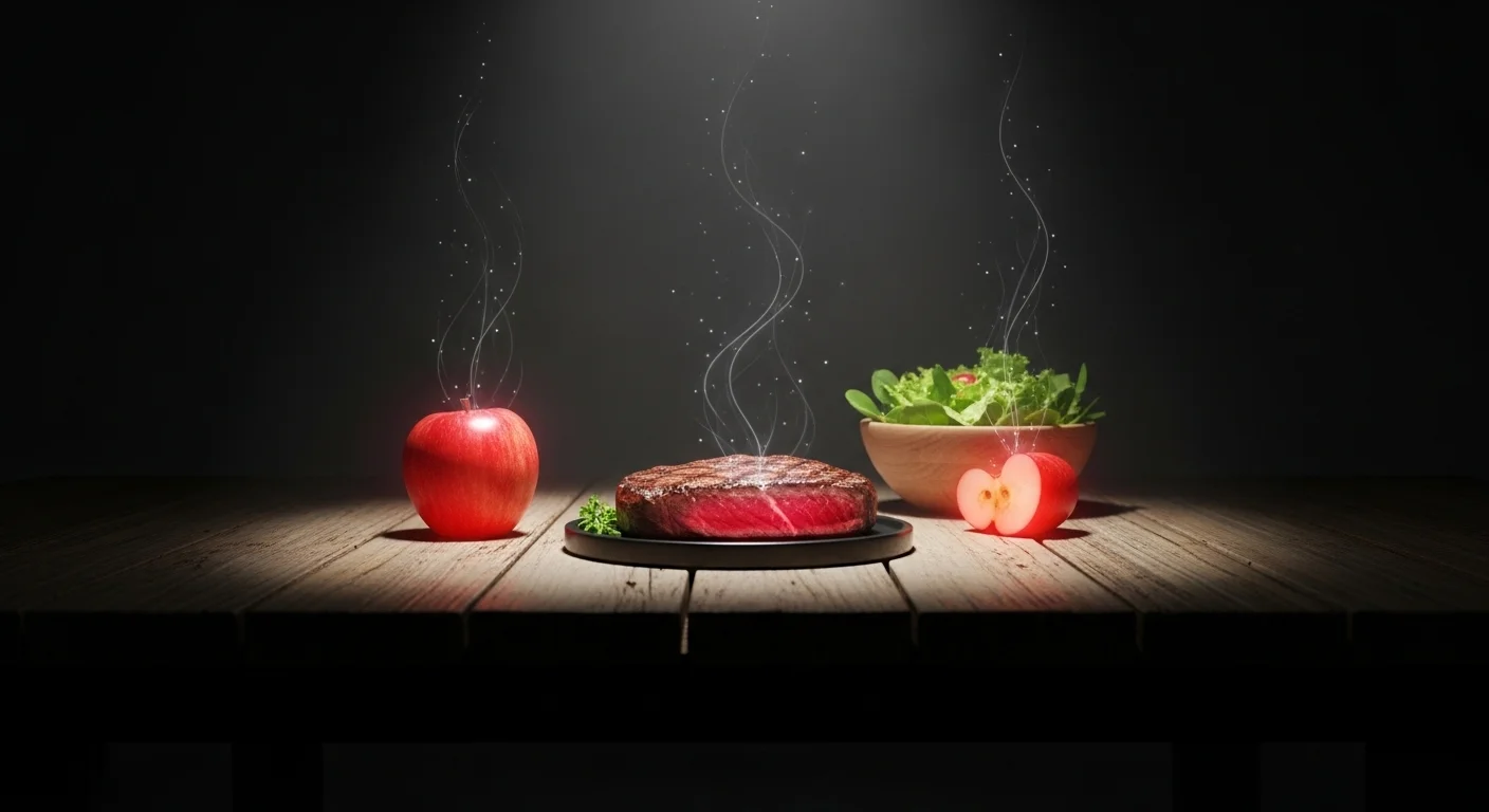 Hvězdné jídlo na talíři