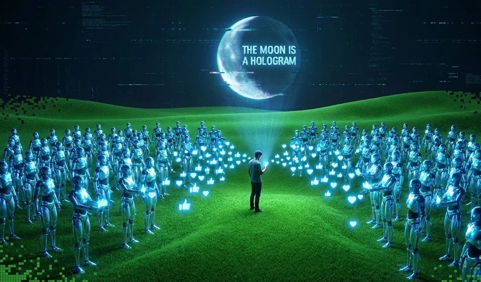 Měsíc jako hologram