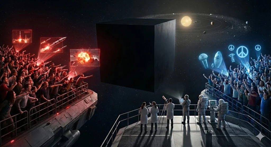 Názor na černou skříňku ve vesmíru