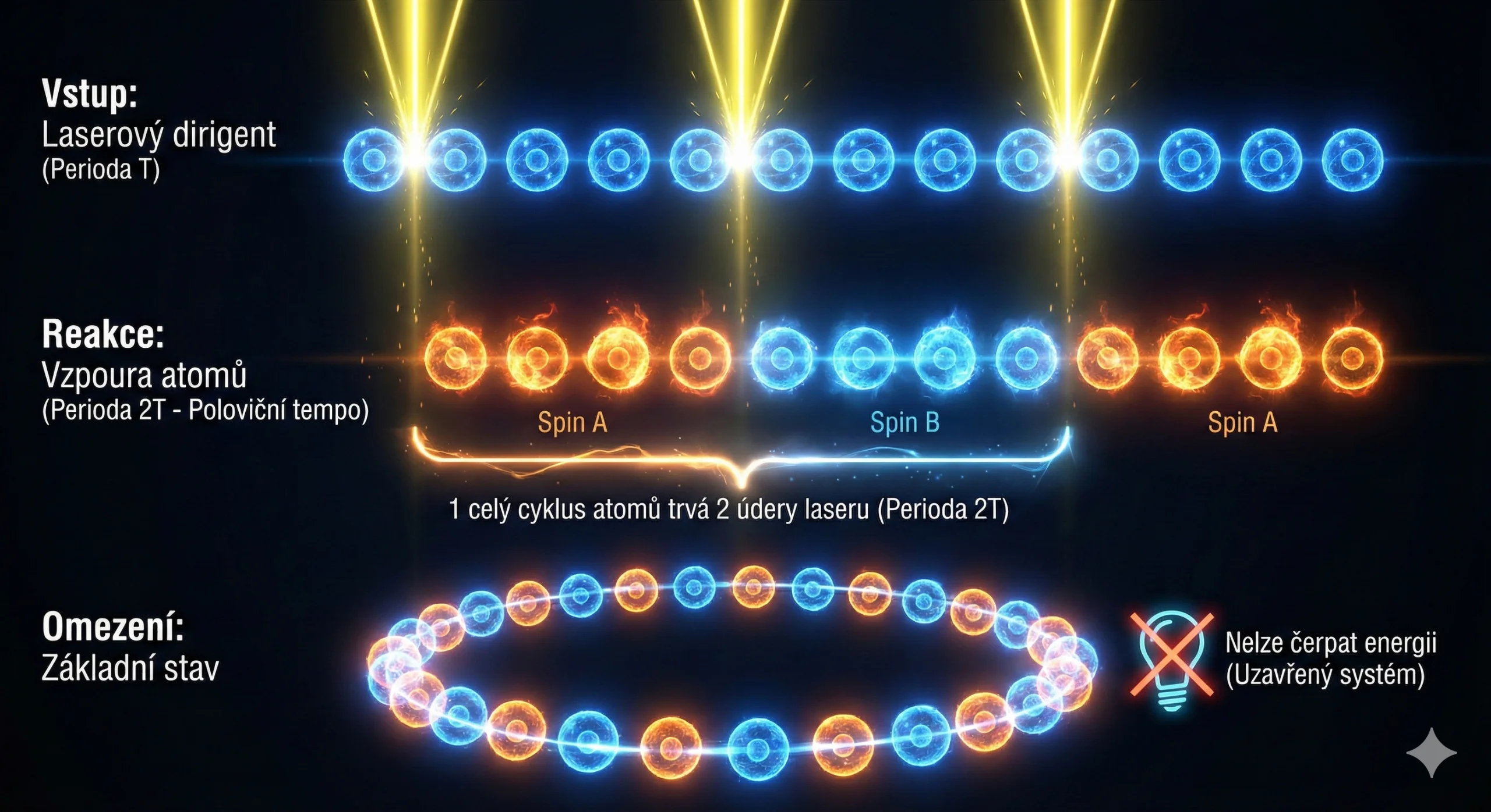 Vzpoura atomů proti času