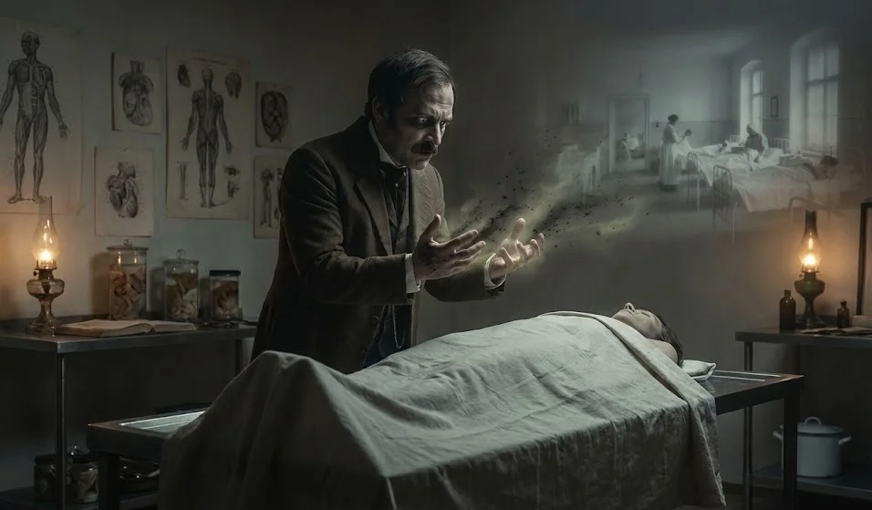 Mrtvolné částice na rukou