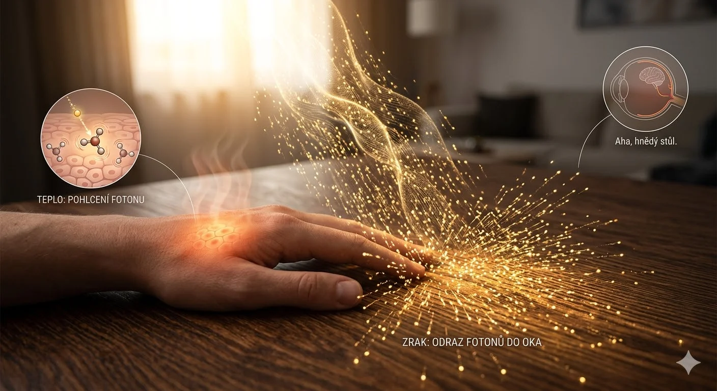 Interakce světla s hmotou a dekoherence