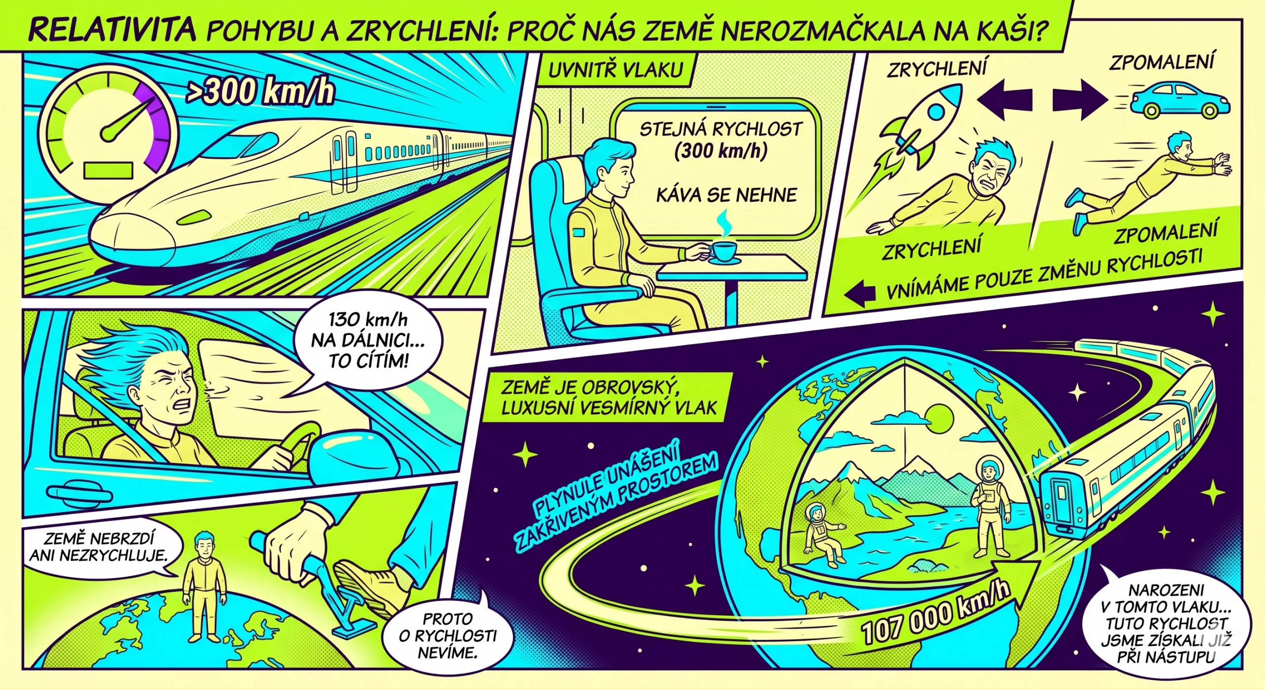 Relativita pohybu a zrychlení