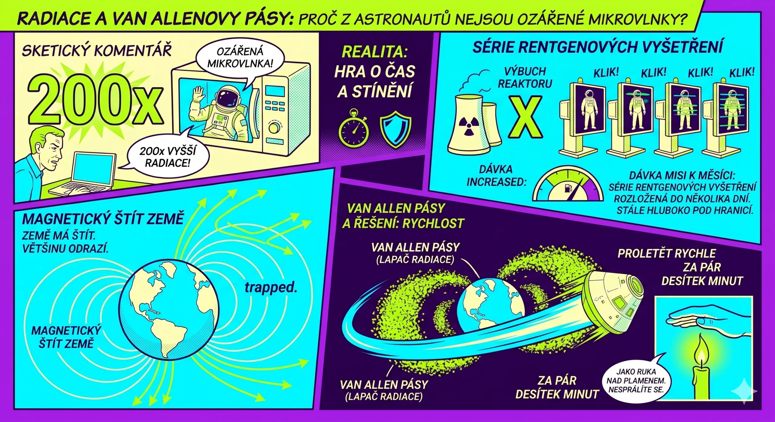 Radiace a Van Allenovy pásy